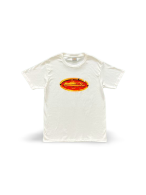 RED GRAFFITI ROUND SHORTSLEVE