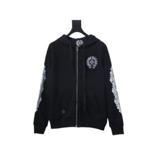 Chrome Hearts Zip Hoodie Black