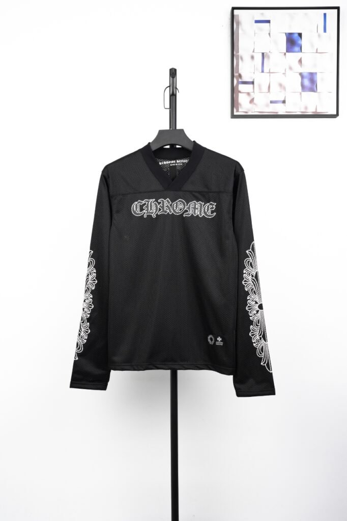 Chrome Hearts Black Jersey Shirt