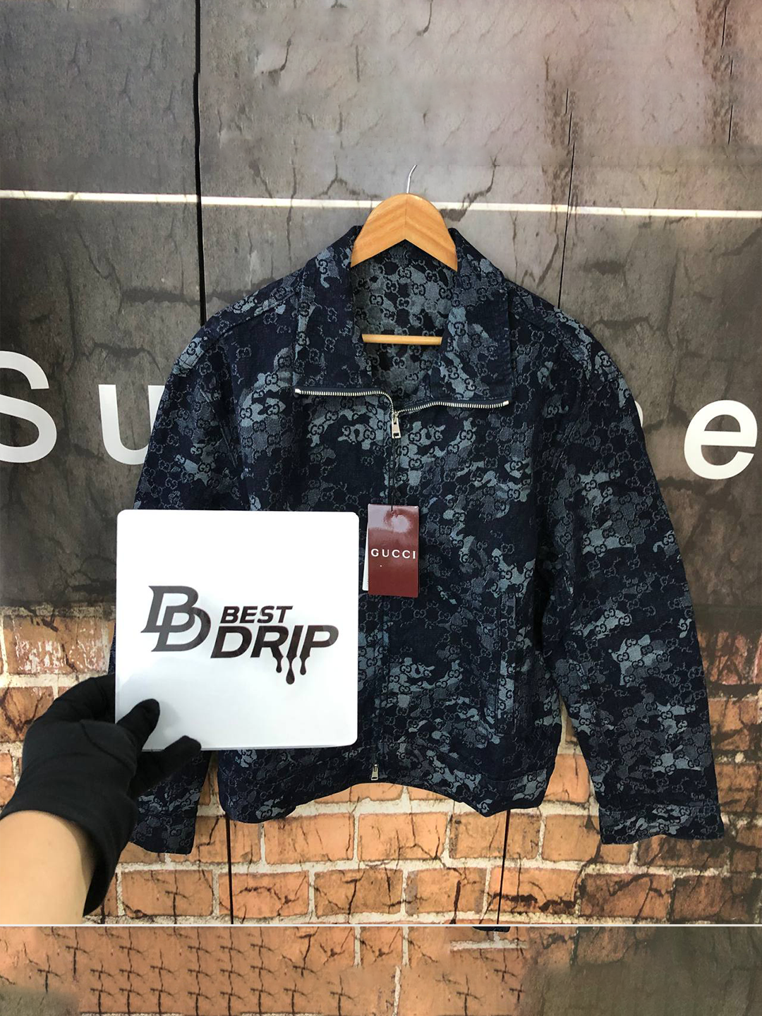 GG Monogram Jacket Navy